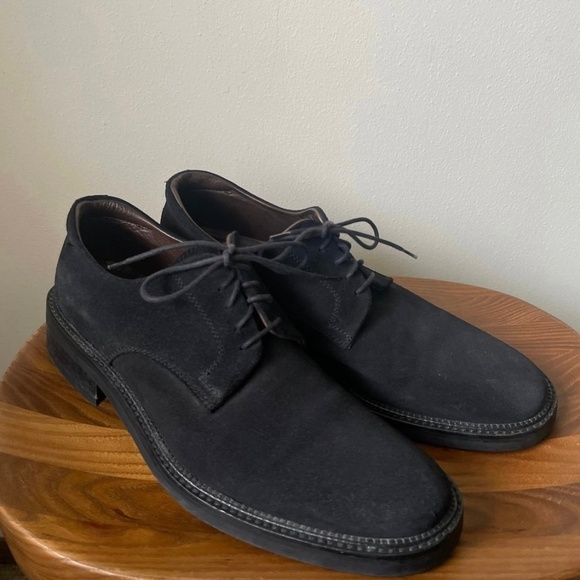 To Boot New York Adam Derrick FELIX DERBY Black Suede Oxford - Picture 2 of 10